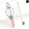 Crystal Merkaba Star Stone Hexagon Pendulums Dowsing Divination Natural Amethyst Quartz Healing Sceptre Reiki Pendlum Pendants