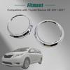 1 Pair Fog Light Lamp Bezel Cover 52713-08020 52712-08020 Compatible with Sienna