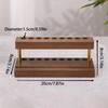 Multipurpose Wood Office Organizer Pen Holders and Mobile Stand Pen Storaging Rack Wood Texture Suitable for Office