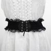 Korean Version Lace Wide Waist Belt Retro Body Shapewear Corset Belts  For Women Lady Girl Bridal