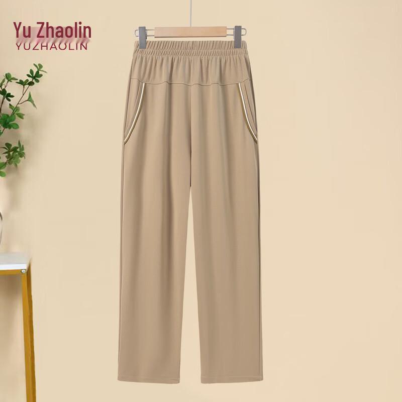 YUZHAOLIN Women s Mid-Aged & Elderly Straight-Leg Casual Pants XL