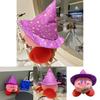 Qd New Star Kirby Magician Plush Toy Cute Flying Broom Halloween Edition 33cm