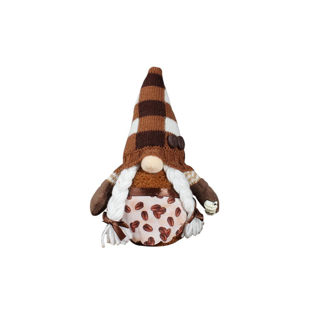 Exquisite Faceless Doll Cartoon American Style Doll Coffee Rudolf Doll Sweet Gift