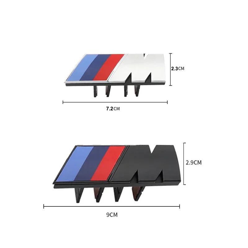 3D Car Front Grille Badge Emblem Sticker For BMW M Logo X1 X2 X3 X4 X5 X6 F48 G01 E84 E83 F39 F10 F30 G11 G07 G86 G80 G60 E60 wdpf67