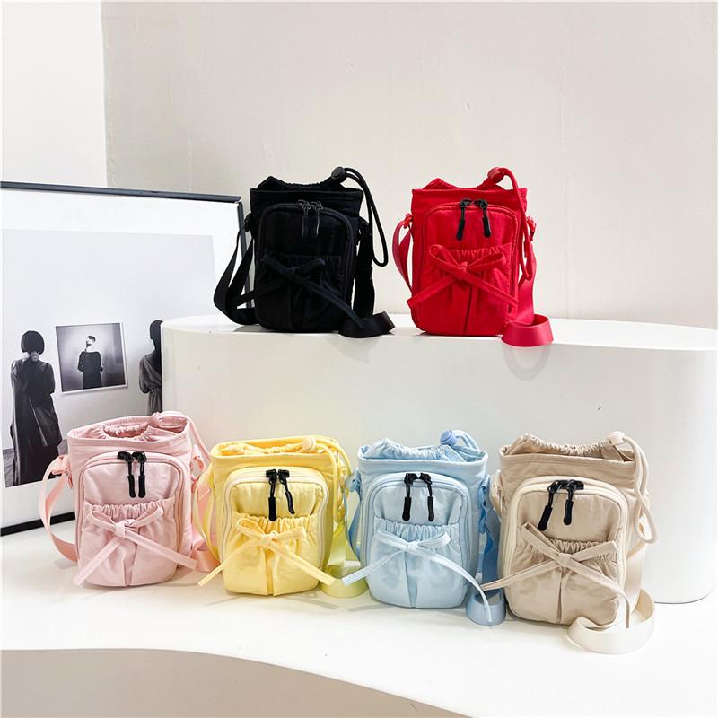 Solid Simple Large Capacity Nyl Shoulder Bags string High Quality Casual Versatile Fresh Women's Crossbody Bags 2026 New