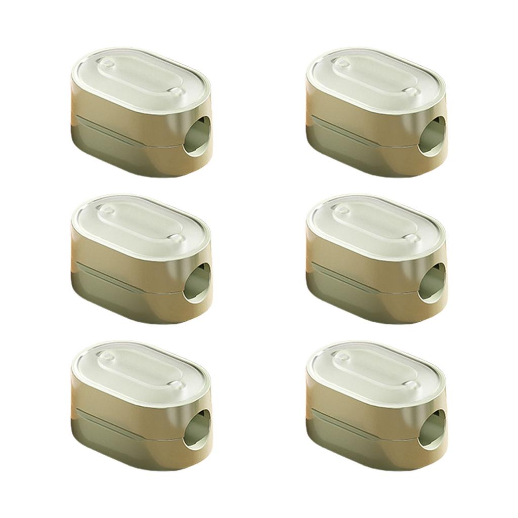 6pcs Cable Organizers Clip Adhesive Backed Designs for Easy Installation and Tangles Cord Managements Home or Office