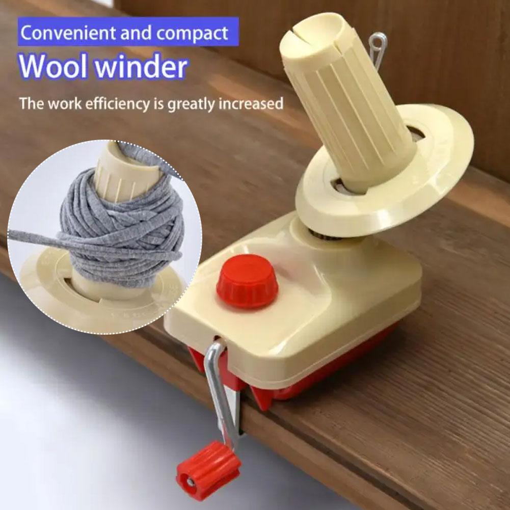 Hand Operated Yarn Winder Manual Handheld Winder Machine String Yarn Thread Balls Making DIY Handmade Craft Accessories Tool