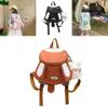 Cartoon Children Double Backpack For Kids With Nylon Material And Comfortable Curved Shoulder Straps For School Use