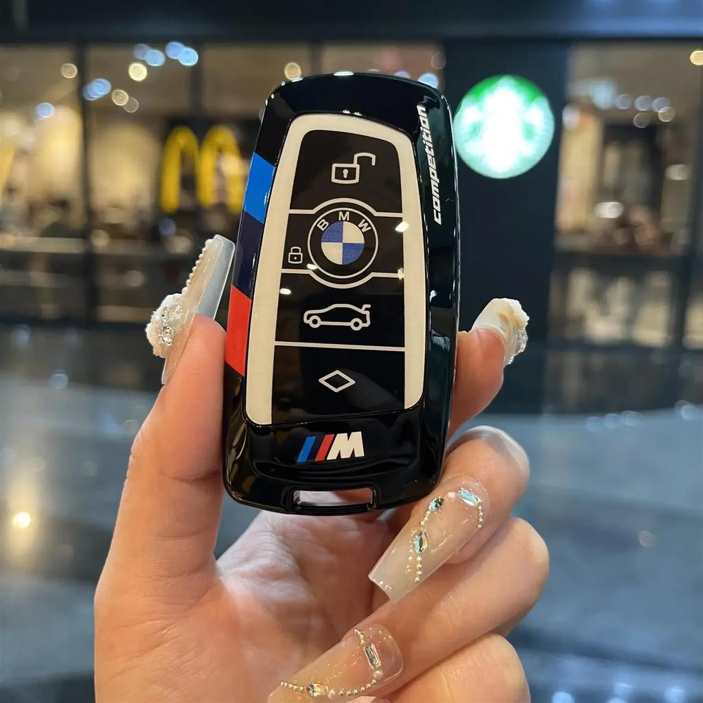 Car Remote Key Case Cover Shell for BMW X1 X3 X5 X6 X7 1 3 5 6 7 Series G20 G30 G11 F15 F16 G01 G02 F48 Car Accessories EV2