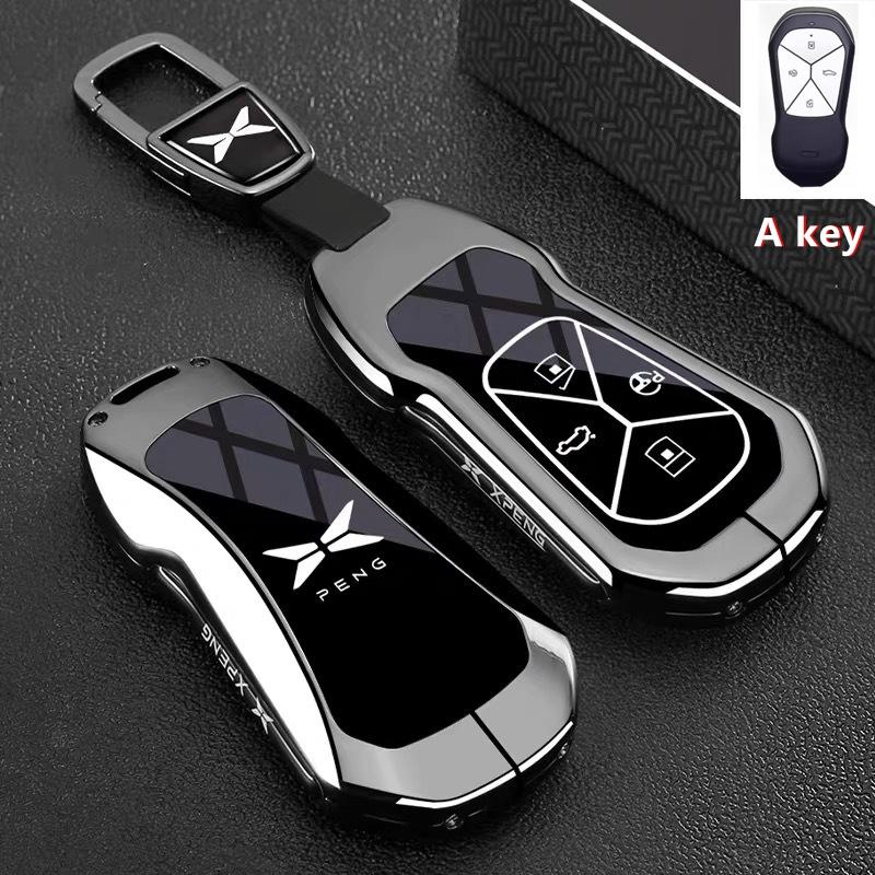 Car Zinc Alloy TPU Key Case Cover Holder Chain For Xpeng Xiaopeng G6 G9 P7 P7I G3 G3I P5 Interior Key Protective Accessories