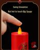 Swinging LED Electronic Candle Lamp: New Incense Burner, Ever-burning Candlestick for Home