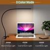 80LED Clip On Book Light USB Powered 3 Color Temp Dimmable 360° Flexible Gooseneck Eye Protection Portable for Reading Office