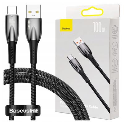 Baseus Glimmer USB To USB-C Cable, 100W, 1M (Black)