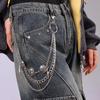Retro Multi-layer Skull Metal Pant Chain for Denim