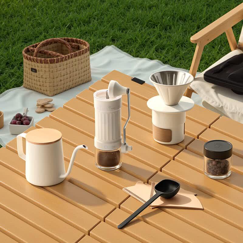 Cliton Hand Coffee Grinder Pour-Over Set