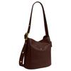COACH Bleecker Cow Leather Bucket Bag, Shoulder Bag Large Women's Maple Brown CCC23-B4MPL