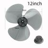 Plastic Fan Blade 12/16 Inch Electric Fan Accessories New Replacement Part  For Standing Pedestal