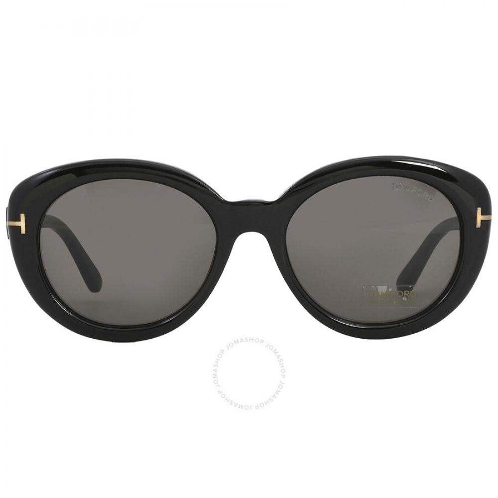 

Tom Ford Lily Дымчатые овальные женские солнцезащитные очки FT1009 01A 55