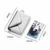 Stainless Steel Customized Letter Envelope Necklace Locket Jewelry Secret Love Note Pendant Engraved Note Photo for Women