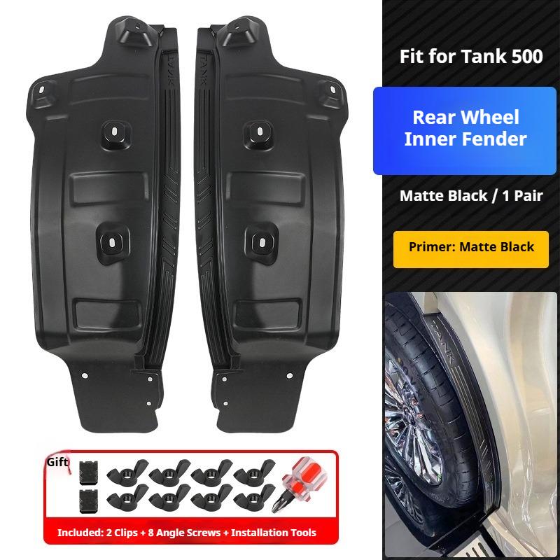 2Pcs for Tank 500 New Energy Vehicle Inner Fender Liner ABS Rear Fender PHEV Specific Accessories and Supplies Car Accessories
