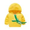 Vorstellung der Herbstkollektion 2026: Kinder 3D Krokodil Cartoon Kapuzenpullover – Reine Baumwolle, Trendiges Design für Jungen.