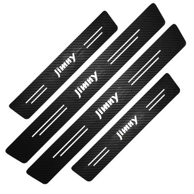 New Jimny Side Step Scuff Compatible with All Luxury Interior Gold Leaf Strong Easy Interior Silver Guards, Plates, Vehicles, Parts, Finish,