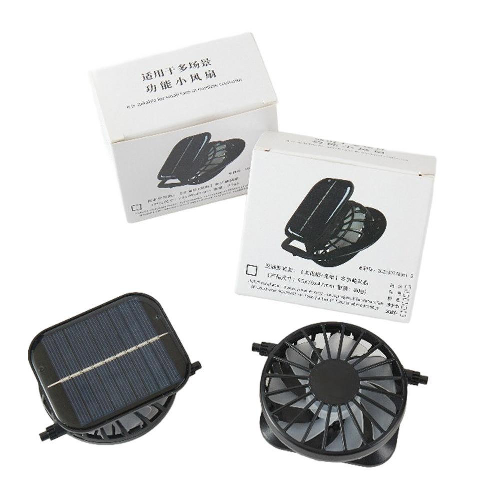 Clip-on Kappenventilator Kühlventilator Solarventilator Hut Ersatz Leichtgewicht (Solar-USB) Verstellbar Outdoor Strandangeln für Männer Frauen