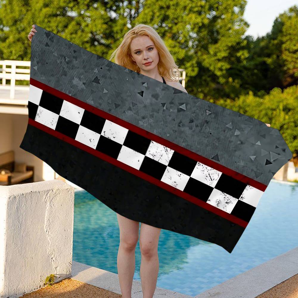 Classic Horror Game F-NA-F Microfiber Printed Beach Towel Mountain Climbing Yoga Beach Swimming Running Absorbent Soft Towel