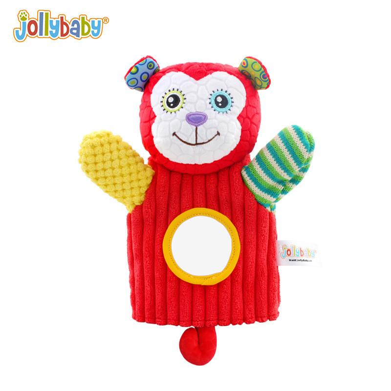 Baby Hand Puppet Plush Toy With Elephant Cat Design For Sensory And Parentchild Interaction