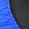 36" Mini Fitness Trampoline Home Gym Yoga Exercise Rebounder Indoor Outdoor Jumper with Safety Pad, Support Up to 100 KG, Blue and Black