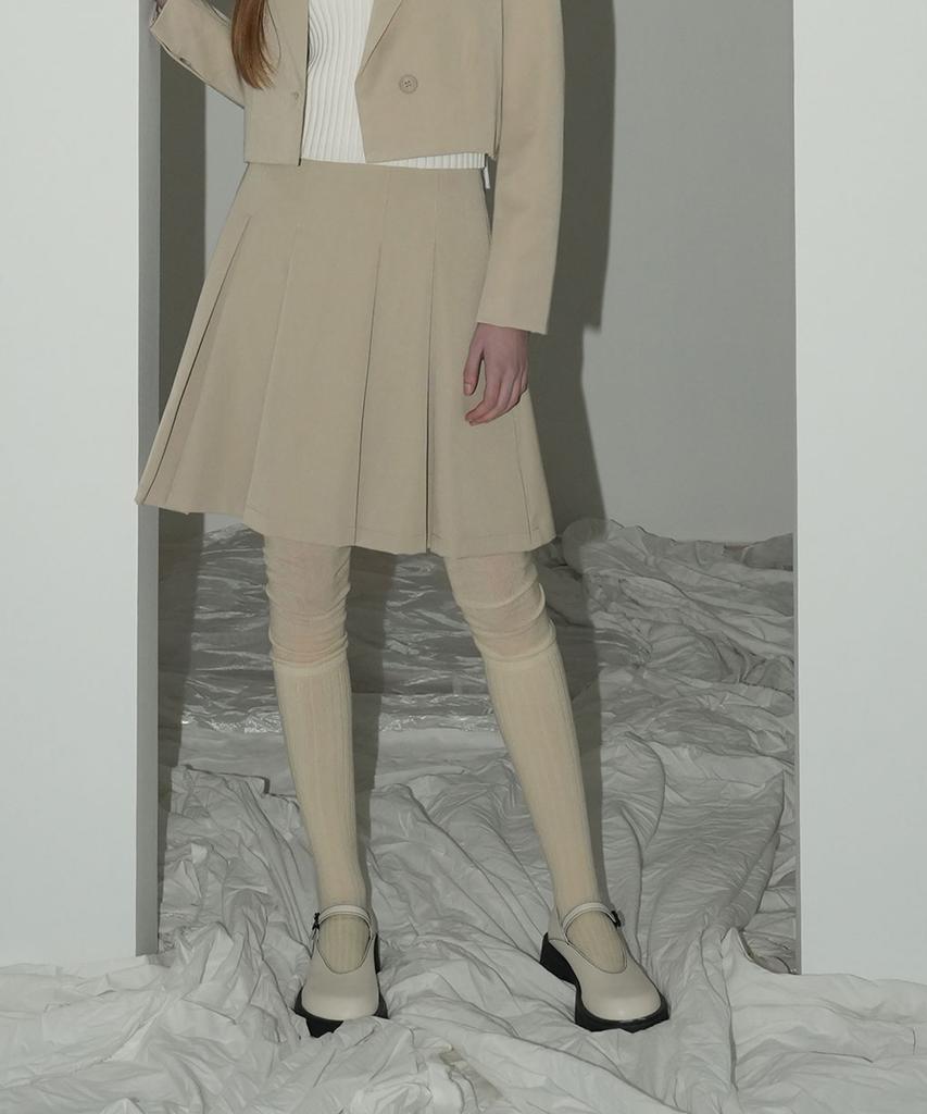 Urban Dress Alexis Belt Pleats Skirt - 4Col