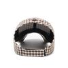 Spring Summer Houndstooth Baseball Cap Women Ponytail Cap Empty Top Hat