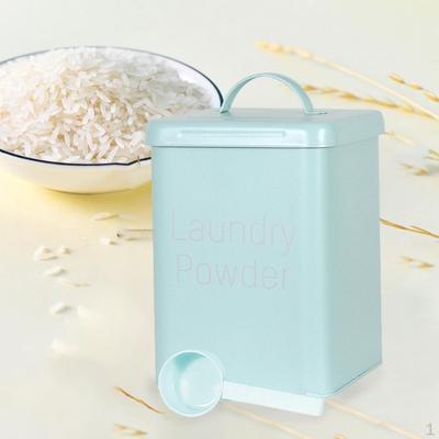 5L Storage Bucket Lid Multipurpose for Laundry Cereal Rice Flour Cat Food Dog Canister