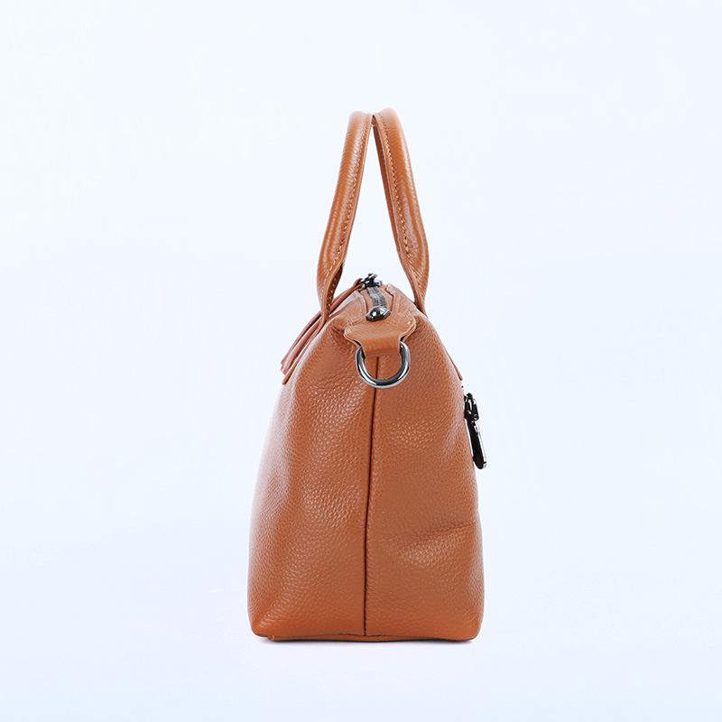 Genuine Leather Women's Shoulder Bag - 2025 European & American Style