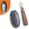 Leather key case Suitable for Nissan Teana Qashqai Jinke car key case Cowhide protective case