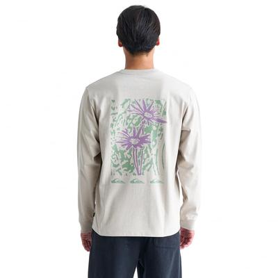 Langarm-T-Shirt mit Blumenmuster, normale Passform