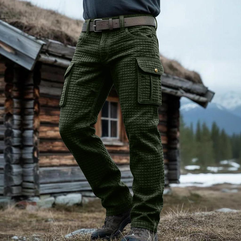 Men's Multi-Pocket Work Pants Men's Casual Fashion Work Pants