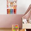 Stuffed Animal Net Boho Macrame 2-Layer Hammock Stuffed Animal Holder Plush Storage For Bedroom Nursery Kids Room Living Room