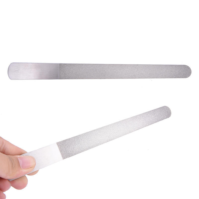 Huge Dual Sided Stainless Steel Metal Nail Art File Manicure Pedicure Tool