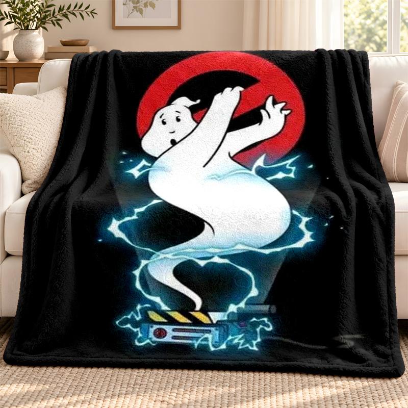 Ghostbusters blanket Flannel Blanket Soft Cozy Plush Throw for Sofa Bed Lightweight Home Decoration Outdoor camping