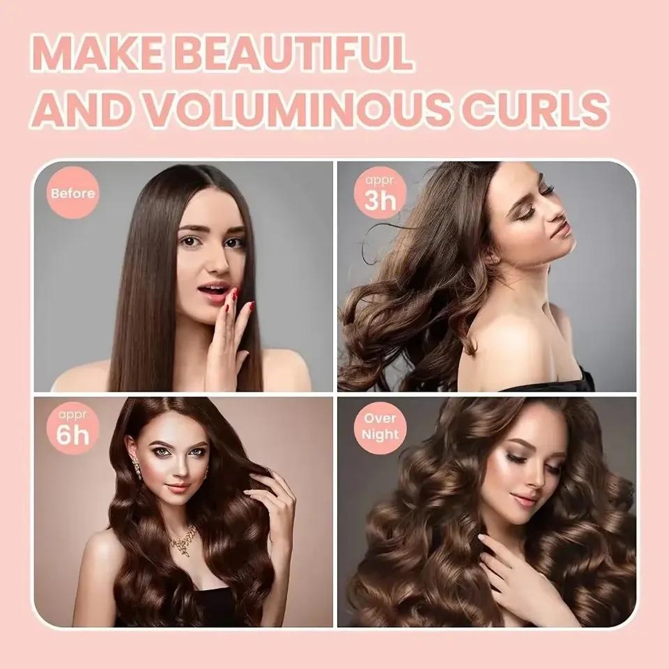 4/3/1PCS Hair Accessories Heatless Curls Beauty Women Curly Products Hair Curler Rubber Curling Sleep Hairdresser Tools Hair Foam Rollers