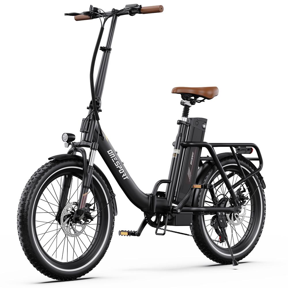 Electric Bicycle Foldable ONESPORT OT16 20" 250W Motor Adult Ebike Top Speed 25Km/h 48V 17AH Max Range 120Km