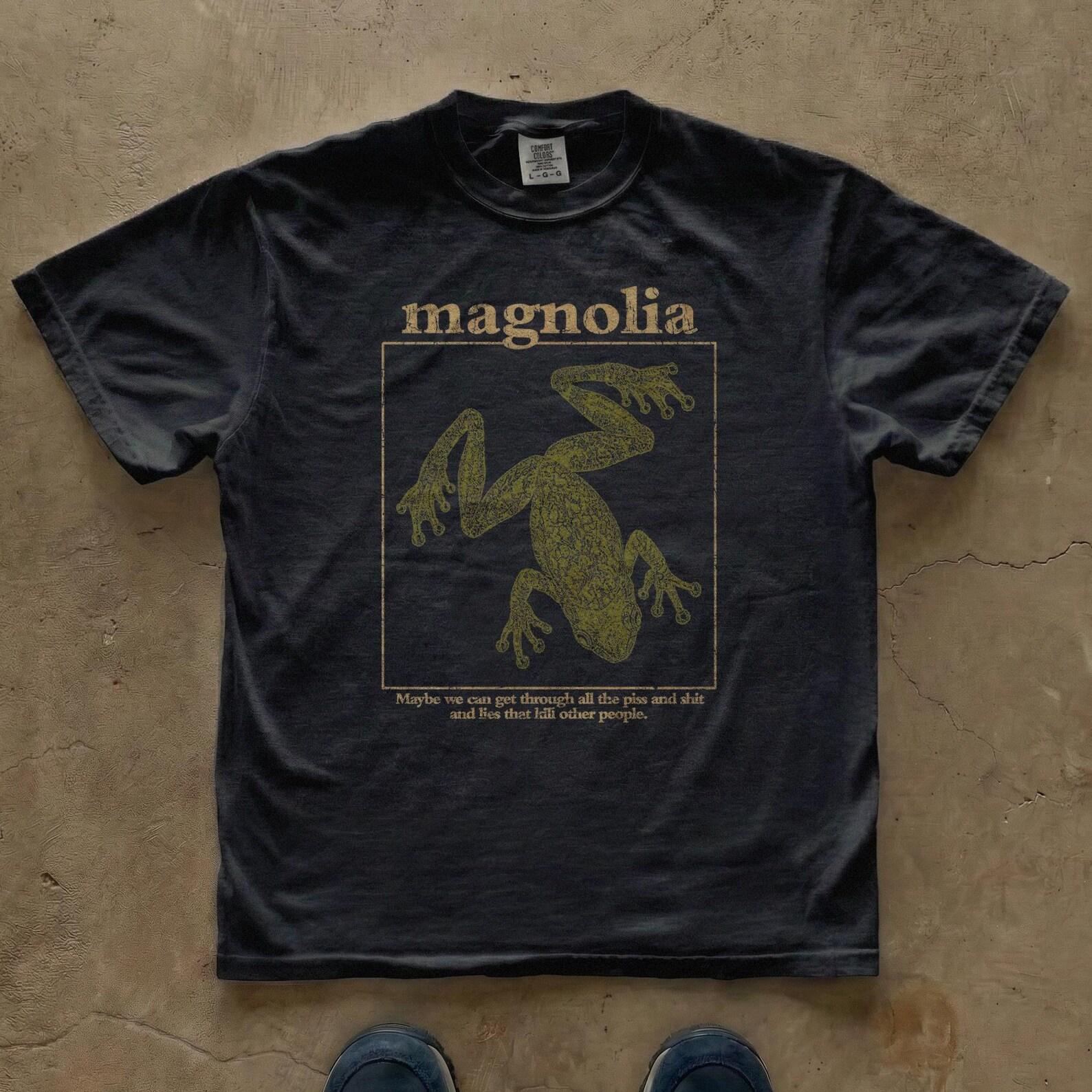 Magnolia Frog Rain Graphic T-Shirt | Surreal Arthouse Movie Tee 4XL