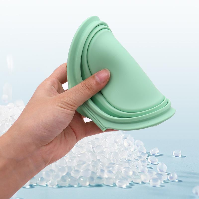 Pet Folding Silicone Bowl Dog Bowls Portable Food Container Pet Travel Bowl Portable Puppy Food Container Feeder