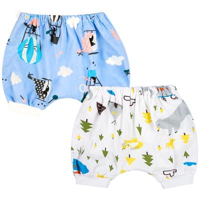 MOEMOE BABY Bedwetting Shorts Diaper Breathable Pants for Boys and Girls Ages (2-Pack) - Leak-Proof Pants, Pumpkin-Shaped 1-3