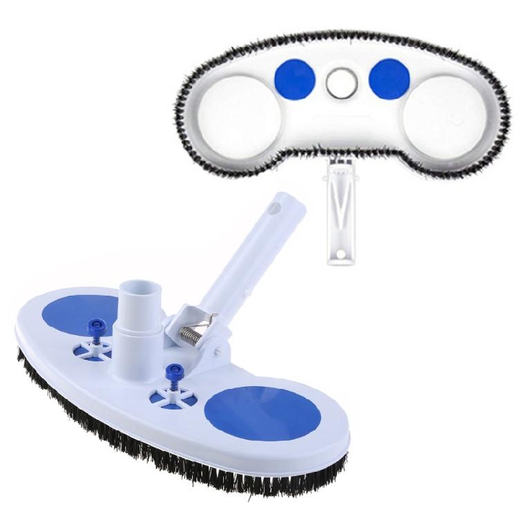 Swimming Pool Cleaning Flat Brushes 13" Plastic Bristle Vacuum Cleaner Suction