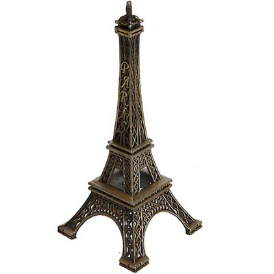 15 cm Ev Dekorasyon Romantik Paris Eyfel Kulesi Metalik Model Figürler Dekor