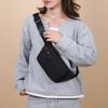 Women's Waterproof Nylon Convertible Waist Pack with Adjustable Strap Large Capacity Crossbody Chest Bag for Outdoor Activities
