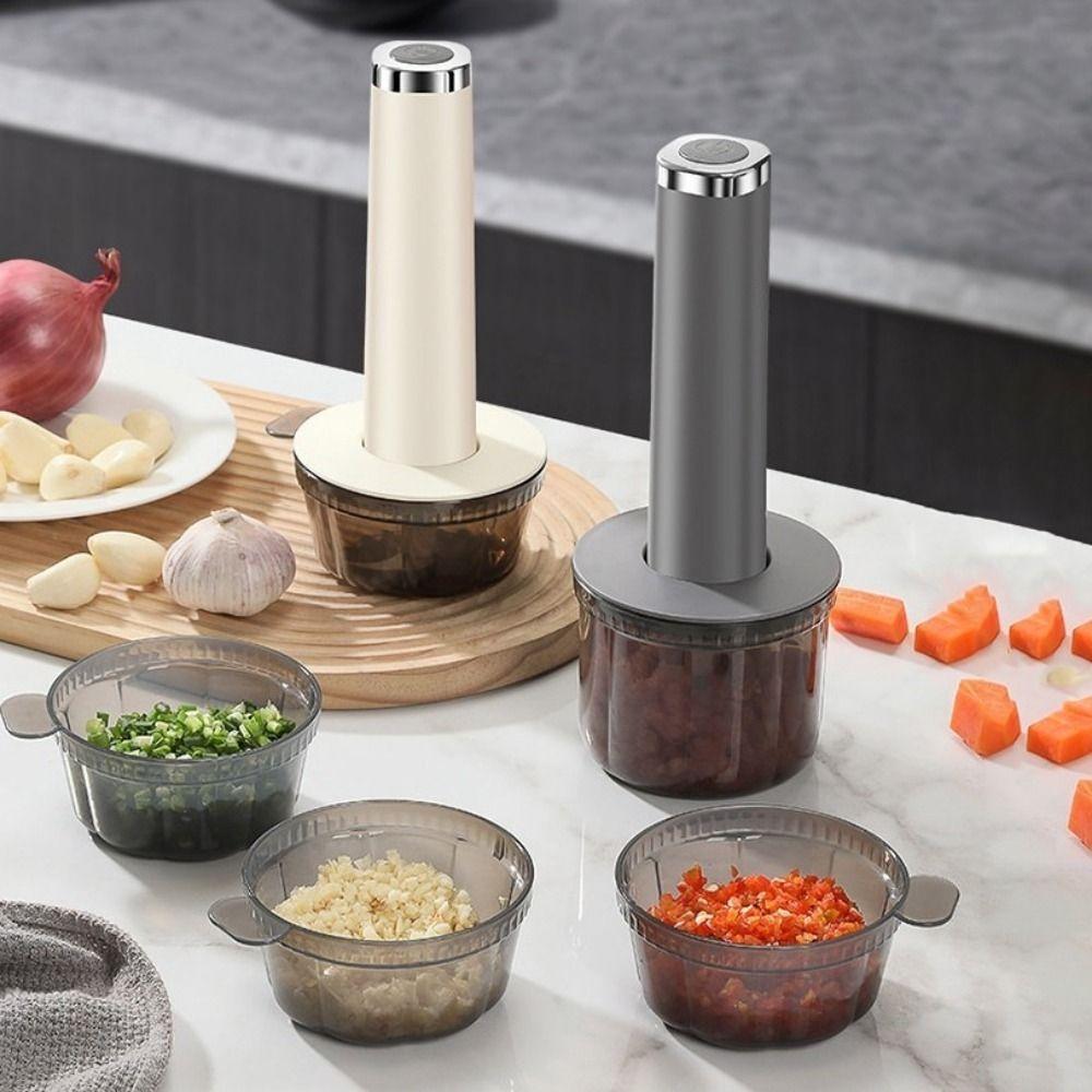 USB Rechargeable Electric Meat Grinder Plastic Baby Food Processor Food Grinder Vegetable Prep