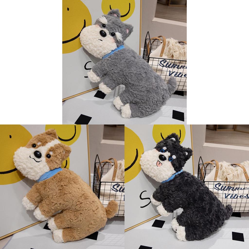 Entzückendes Cartoon-Hunde-Stofftier Weiches Kissen Begleiter Für Mädchen Mit Süßem Design